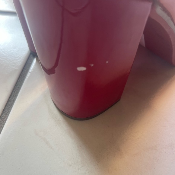 Steve Madden Glossy Red Heels - Picture 4 of 7